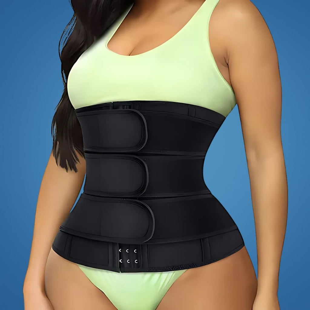 ThermoCore | Waist Trainer Belt – Triple Compression – Breathable Neoprene Fit – Post‑Workout & Postpartum Use