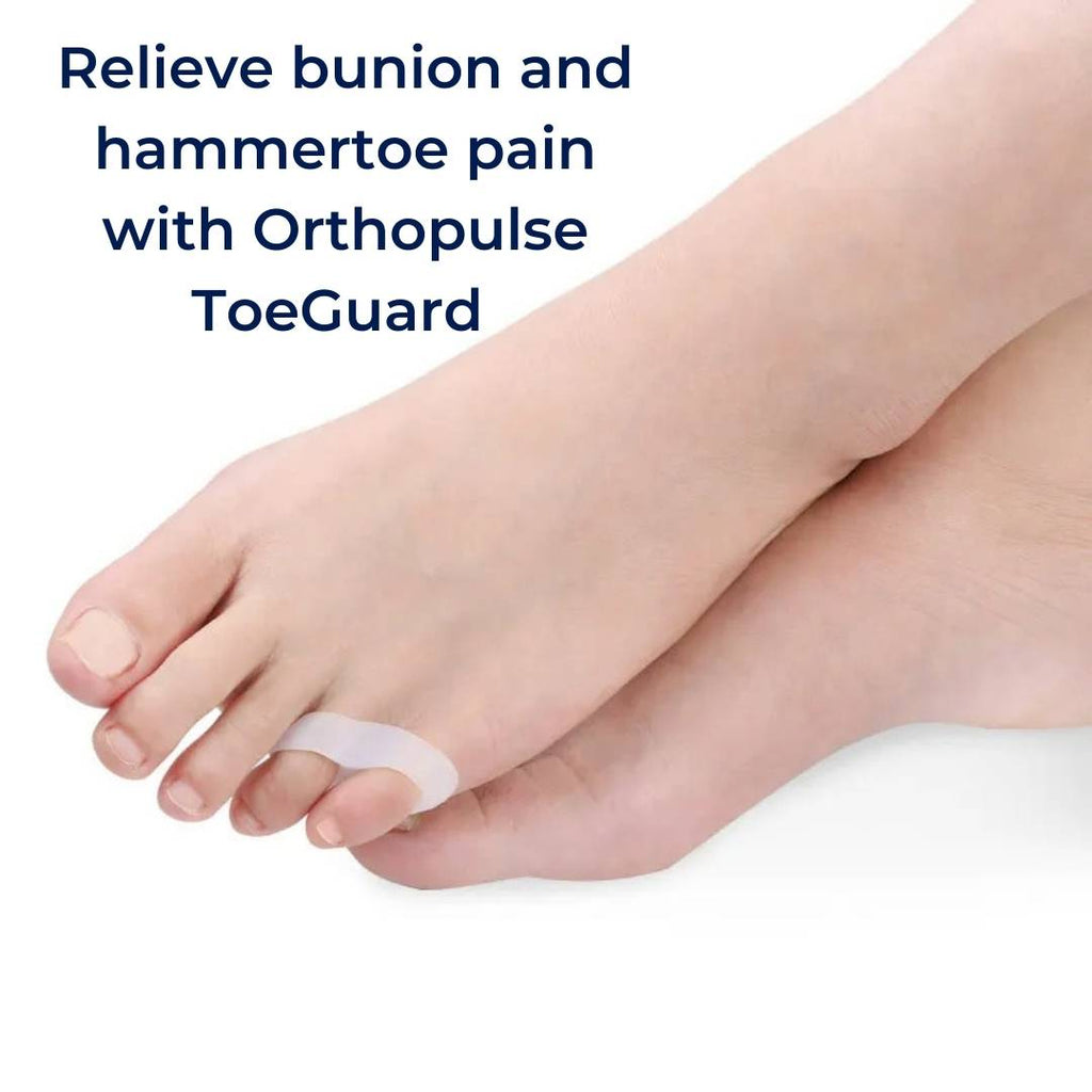 ToeGuard Orthopedic Toe Spacers | Bunionette Corrector - Little Toe Straightener - for Bunions - Hammertoe and Toe Align