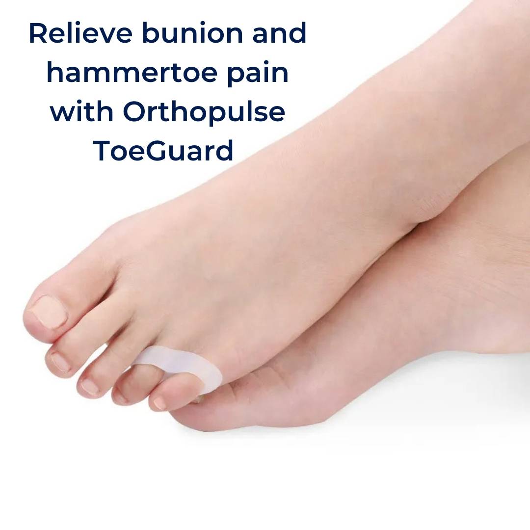 ToeGuard Orthopedic Toe Spacers | Bunionette Corrector - Little Toe Straightener - for Bunions - Hammertoe and Toe Align