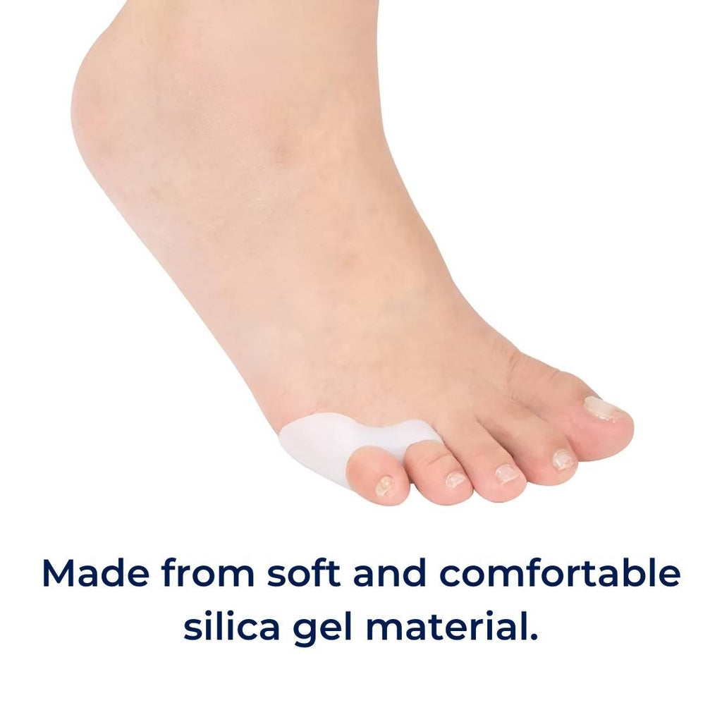 ToeGuard Orthopedic Toe Spacers | Bunionette Corrector - Little Toe Straightener - for Bunions - Hammertoe and Toe Align