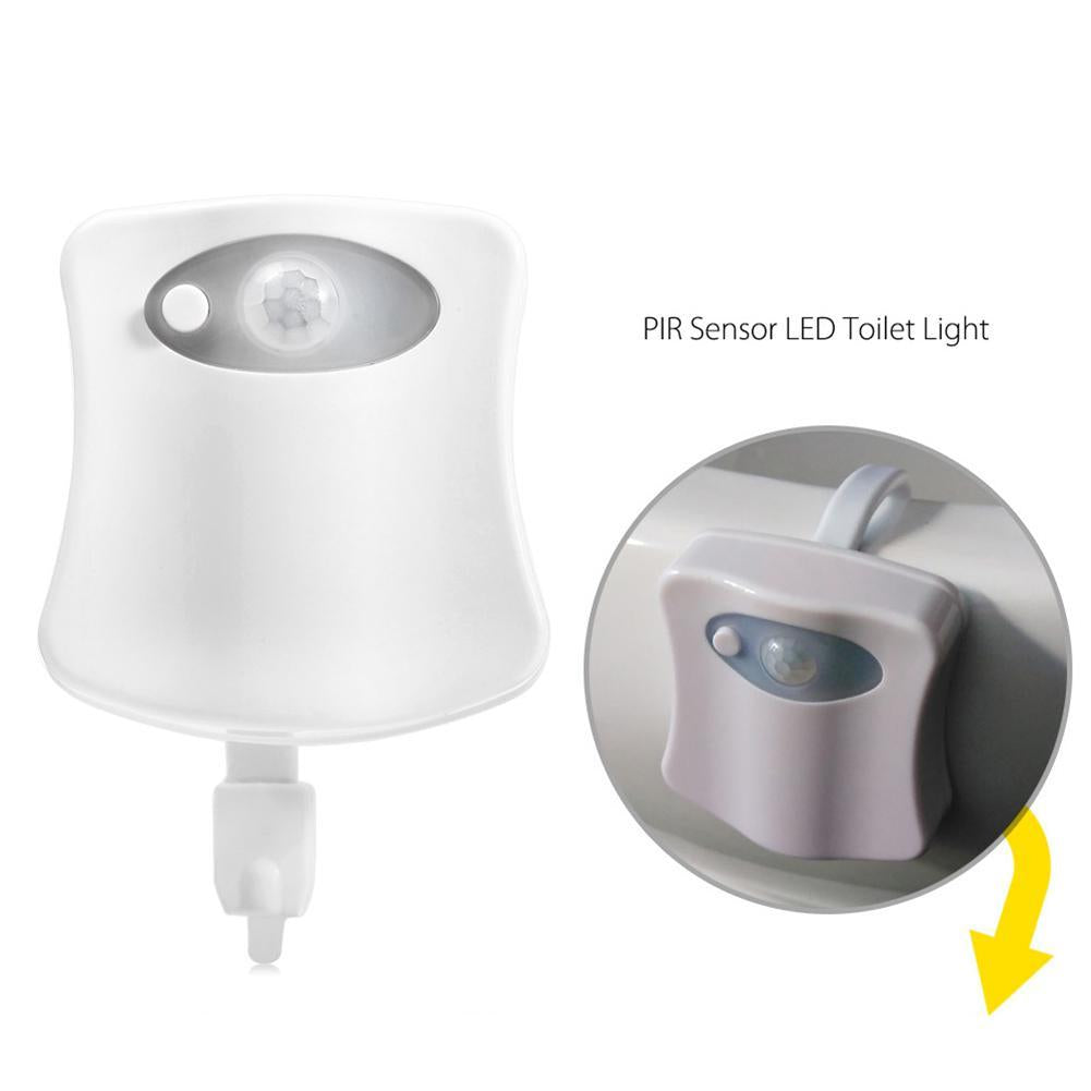 Toilet Bowl LED Night Light with Motion Sensor