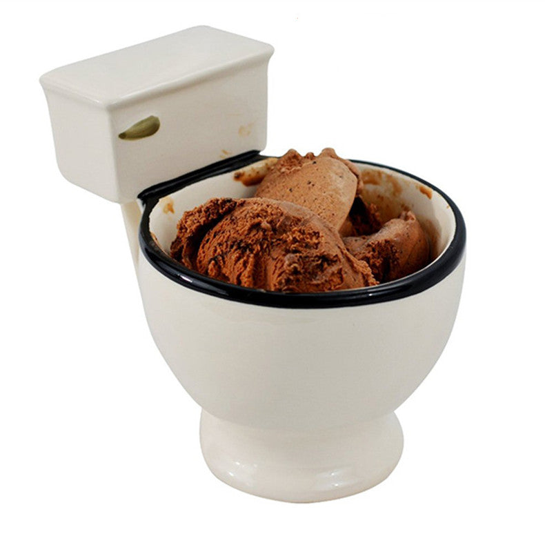Toilet Ceramic Coffee Mug with Handle