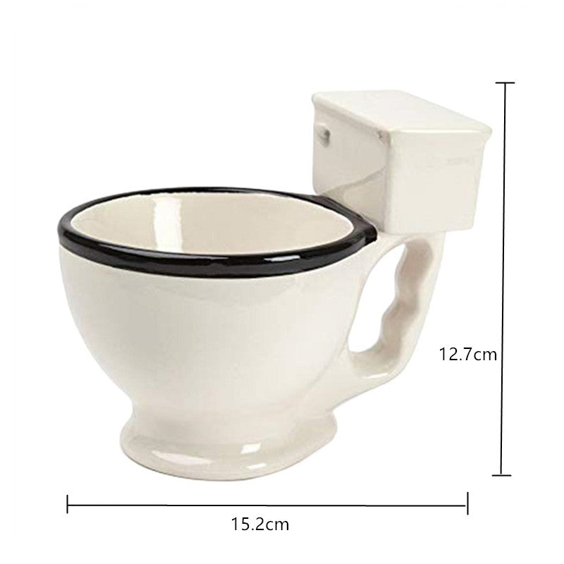 Toilet Ceramic Coffee Mug with Handle