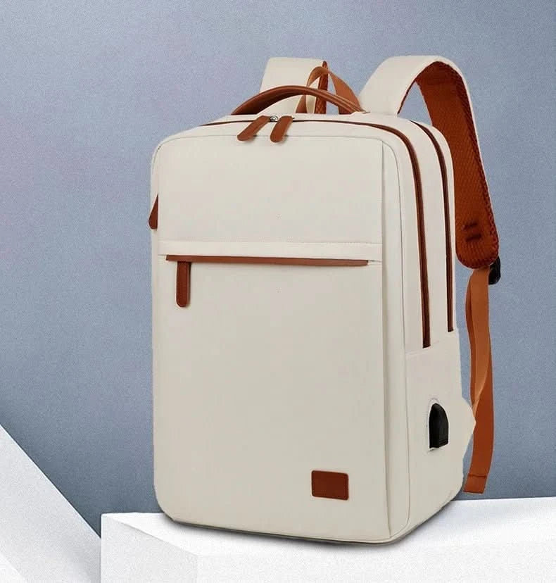 Travel Backpack with Laptop Compartment and USB Port for Everyday & Business Trips