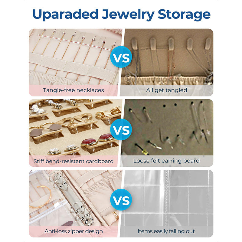 Travel Jewelry Organizer Case