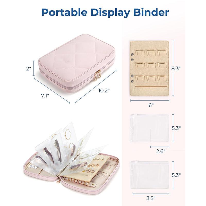 Travel Jewelry Organizer Case