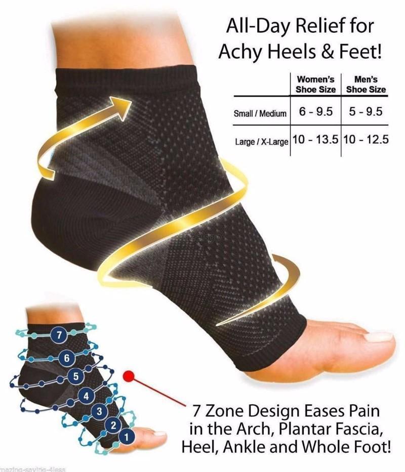 Unisex Compression Socks for Plantar Fasciitis Relief