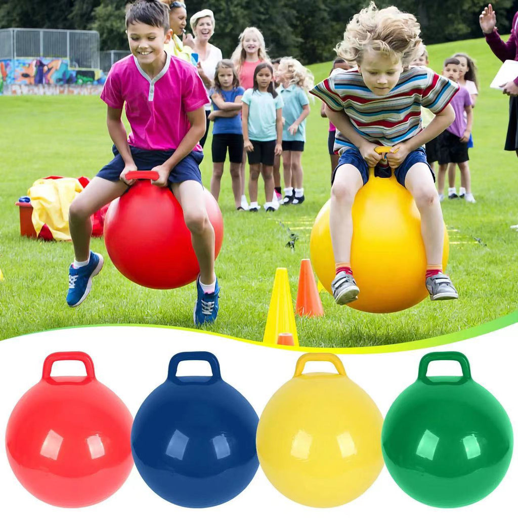 Unisex Jump Ball with Easy-Grip Handle