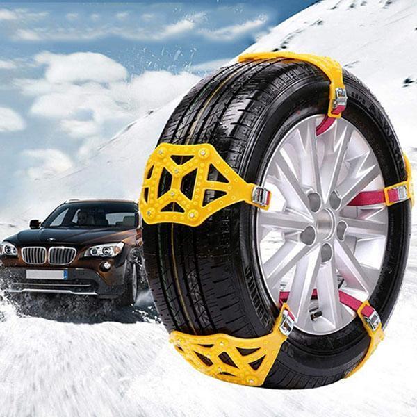 Universal Winter Tire Chains for All Terrain – Fits Cars, SUVs & Trucks
