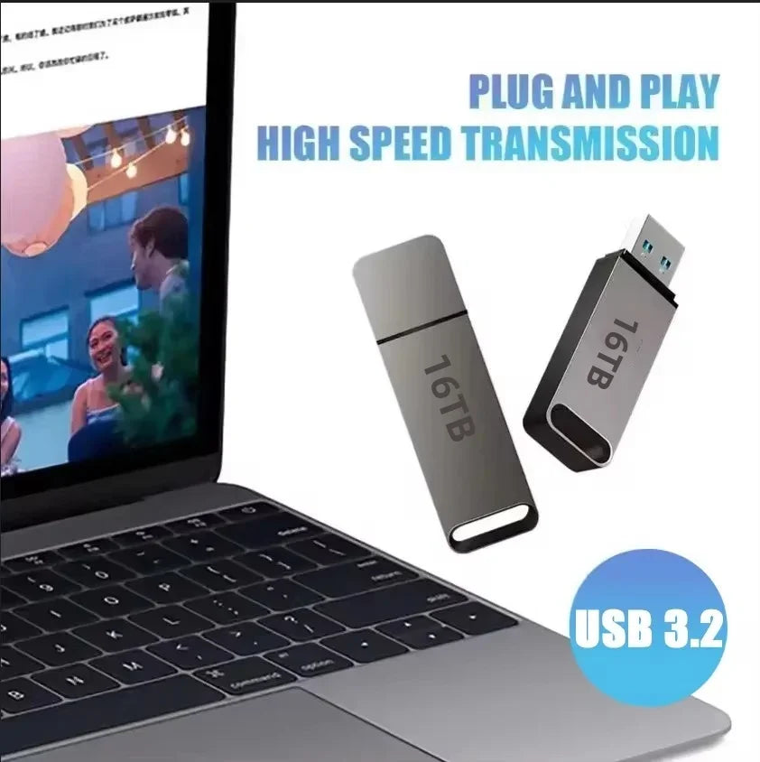USB 3.2 Flash Drive – High-Speed, Waterproof & Shockproof Storage for Windows and Mac