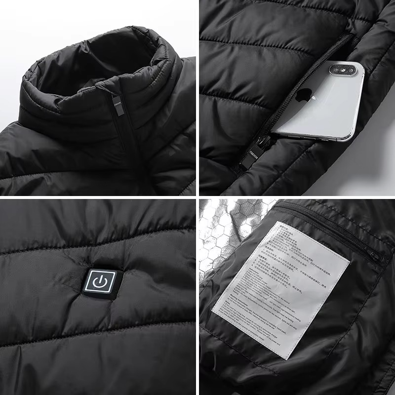 USB-Powered Heated Vest – Unisex Outdoor Warmth