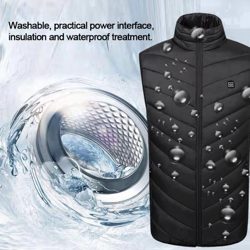 USB-Powered Heated Vest – Unisex Outdoor Warmth