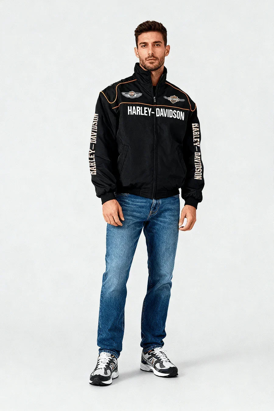 Vintage Harley Davidson Racing Jacket – 100th Anniversary – Unisex – Retro