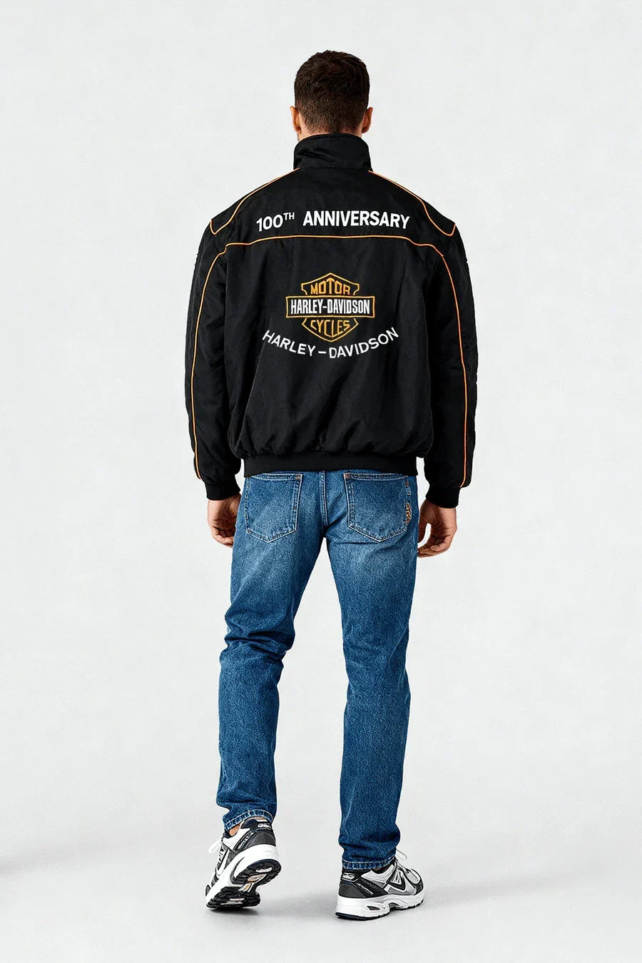 Vintage Harley Davidson Racing Jacket – 100th Anniversary – Unisex – Retro