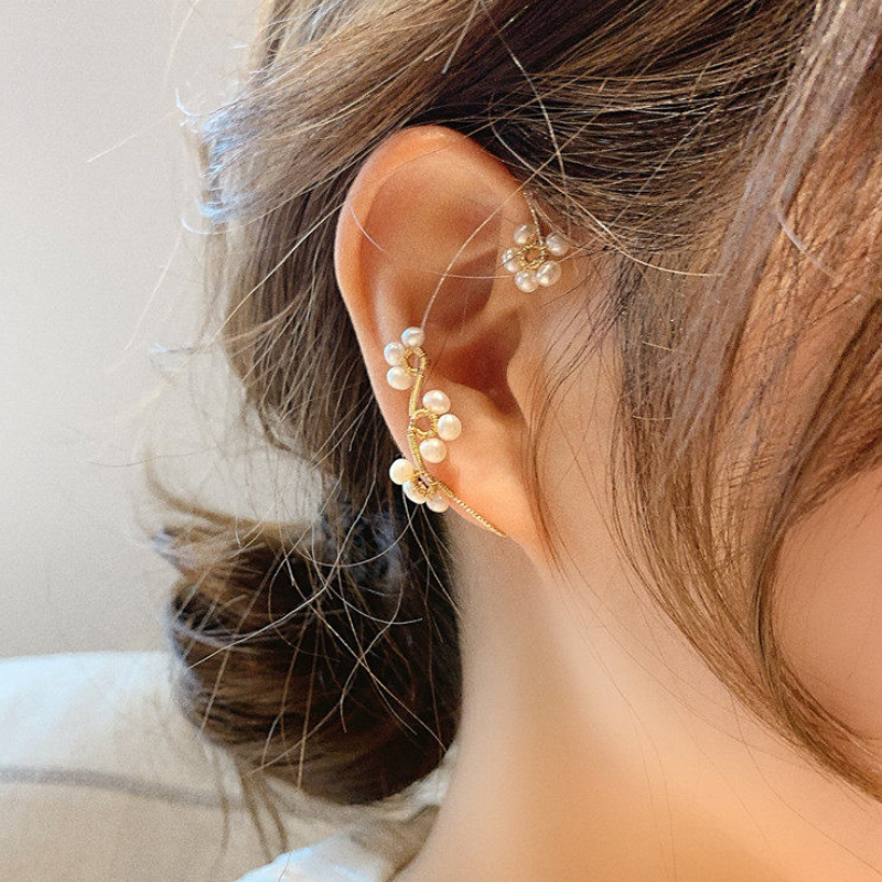Vintage Pearl Ear Cuffs