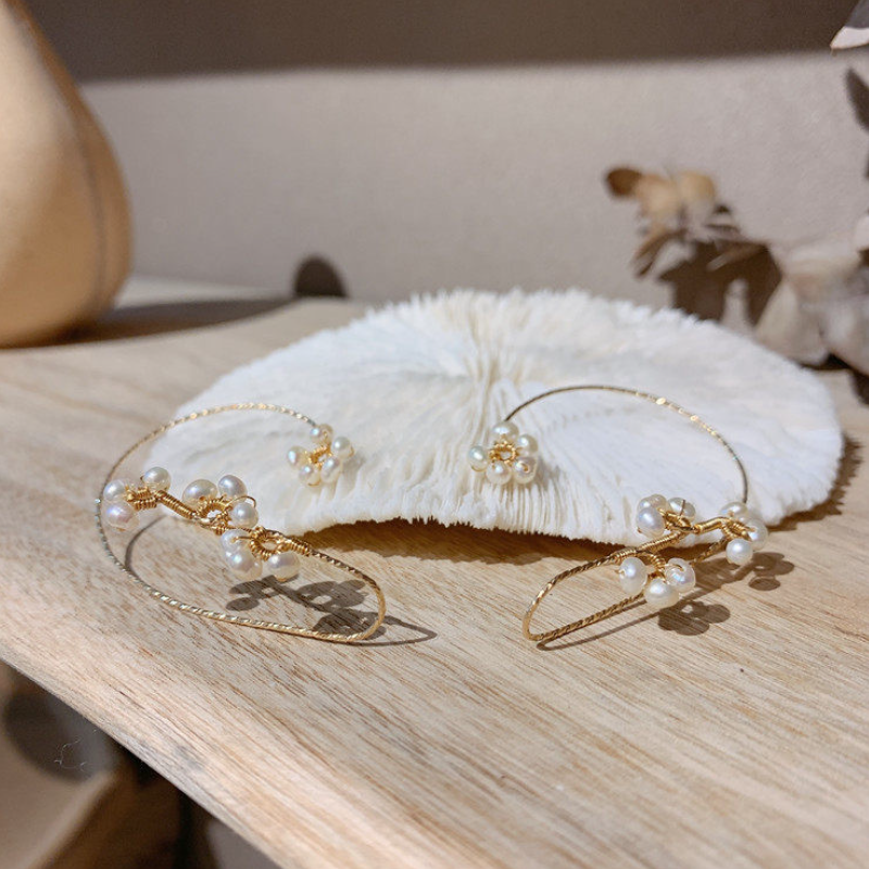 Vintage Pearl Ear Cuffs