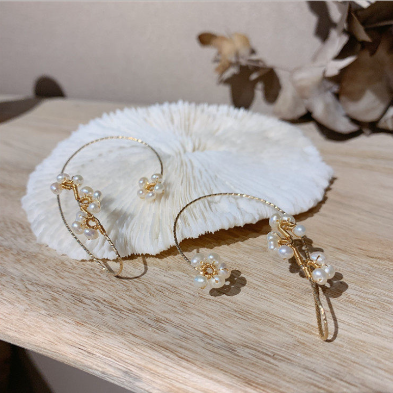 Vintage Pearl Ear Cuffs