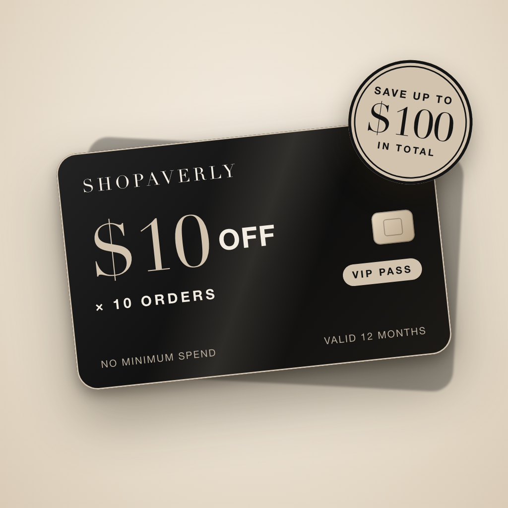 Shopaverly VIP Pass – $10 off your next 10 orders, save up to $100