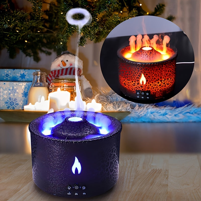 Volcanic Flame Humidifier & Essential Oil Diffuser