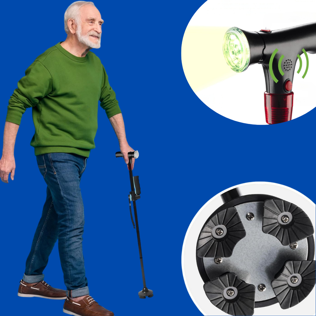 Walking Cane – Ergonomic, Lightweight Design for Seniors & Mobility Support