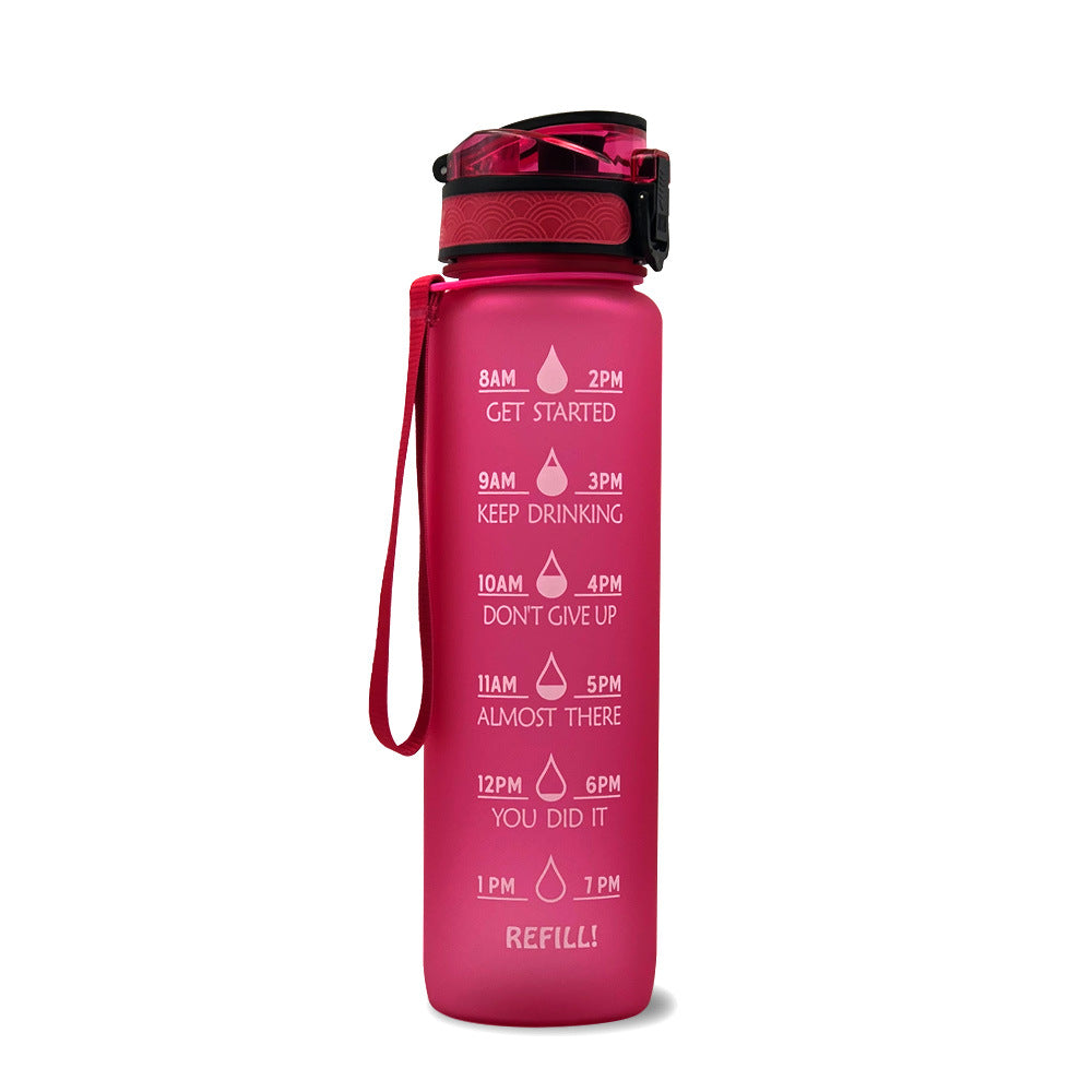 Water bottle with time markers – HydraHero