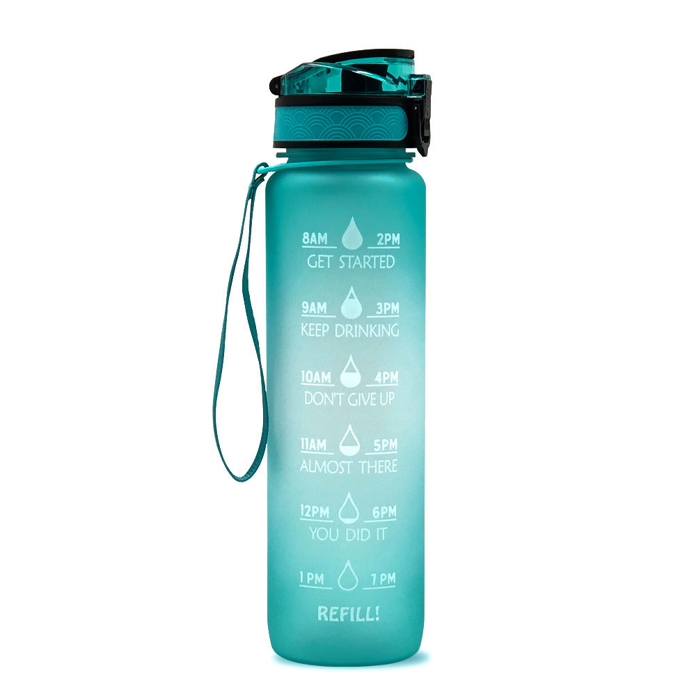 Water bottle with time markers – HydraHero