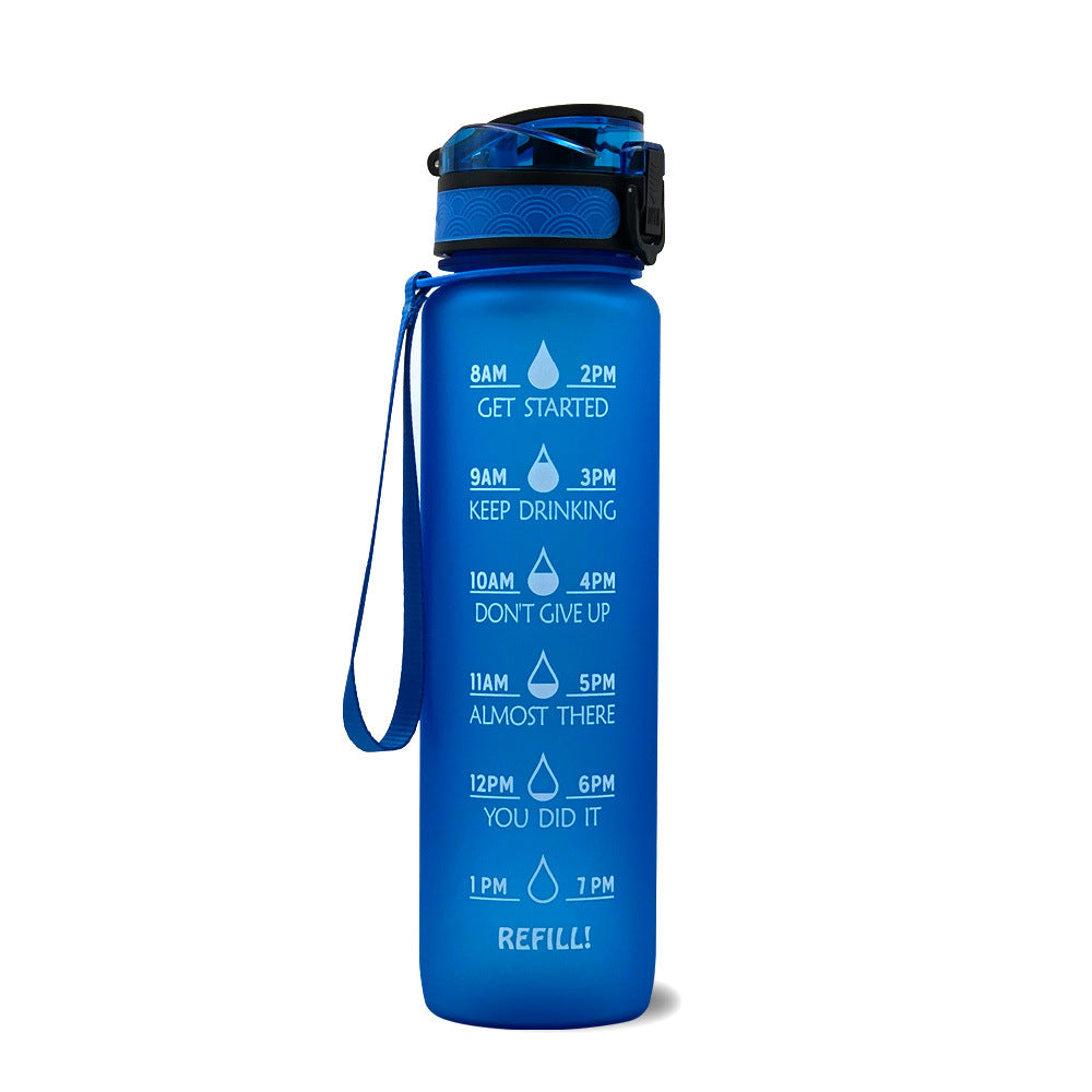 Water bottle with time markers – HydraHero