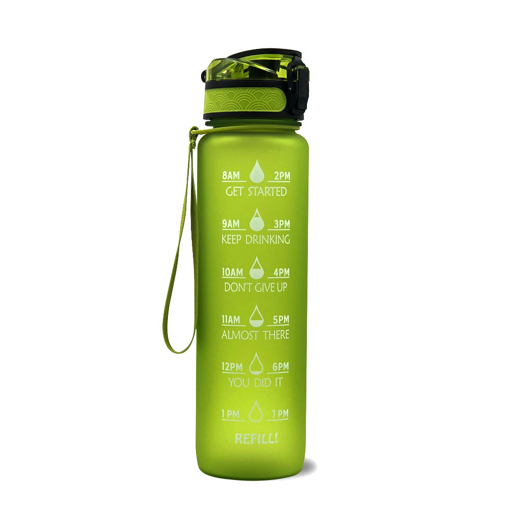 Water bottle with time markers – HydraHero
