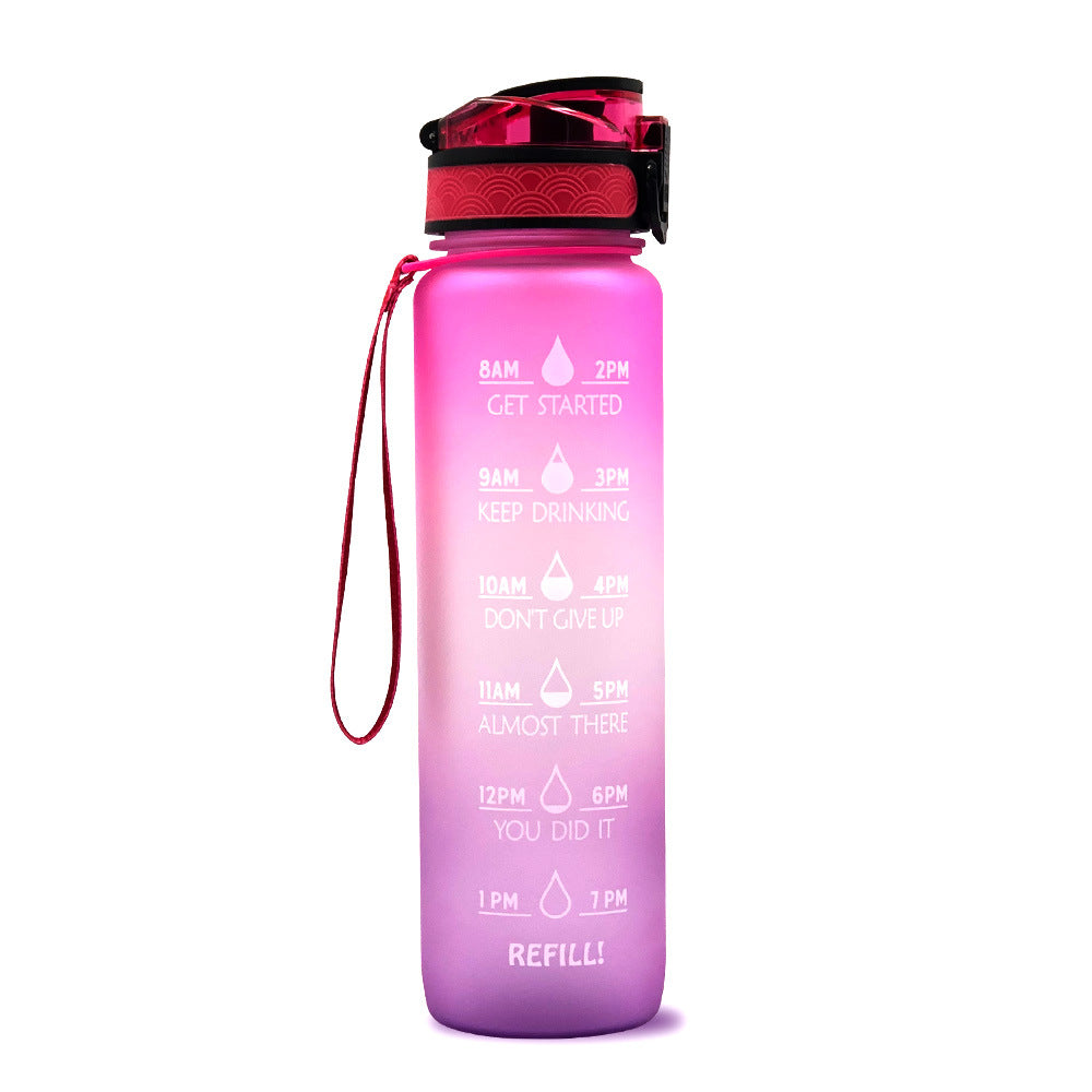 Water bottle with time markers – HydraHero