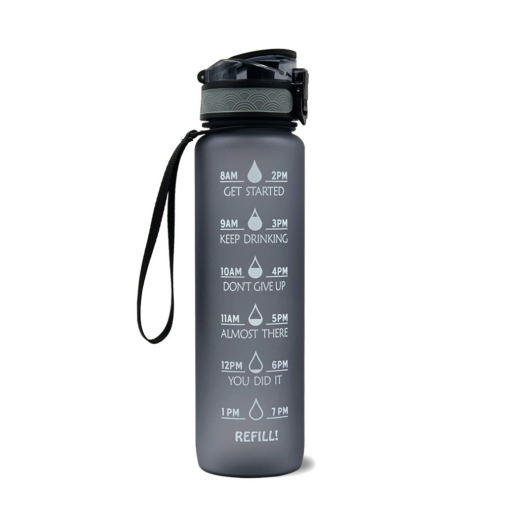 Water bottle with time markers – HydraHero