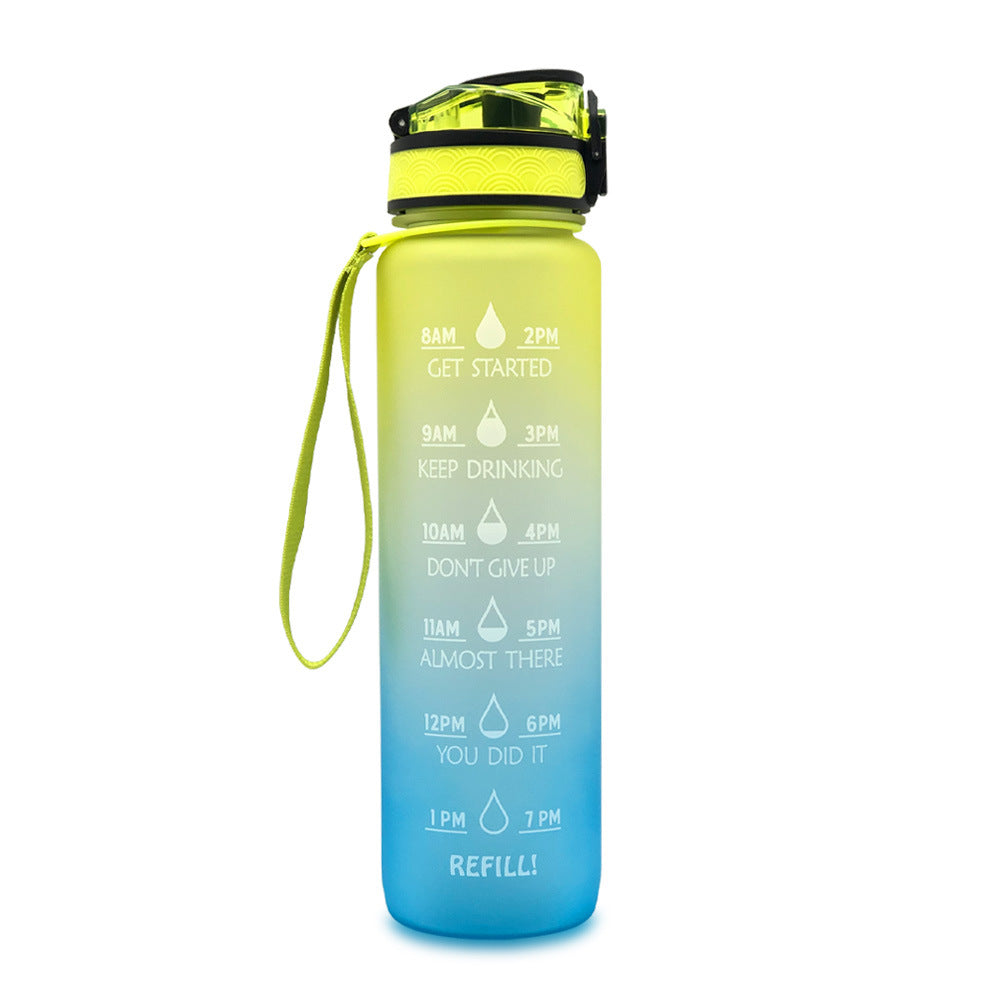 Water bottle with time markers – HydraHero