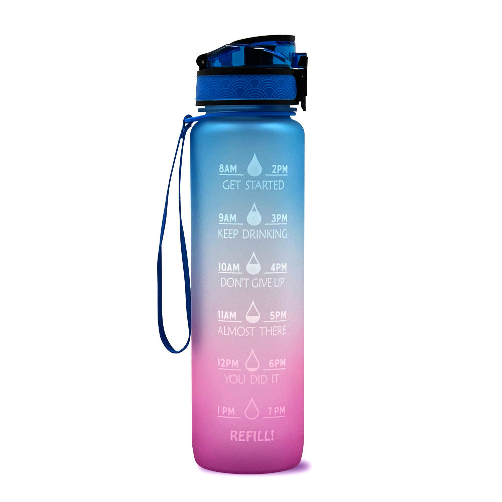 Water bottle with time markers – HydraHero