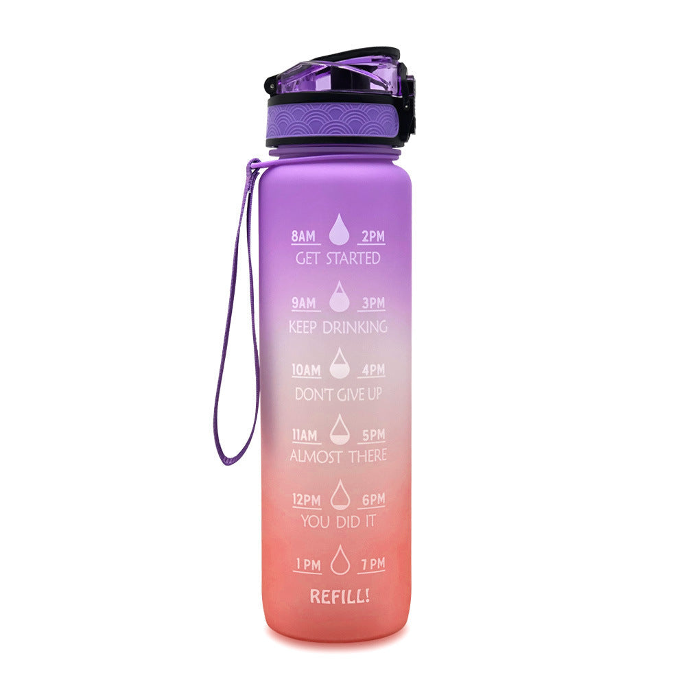 Water bottle with time markers – HydraHero