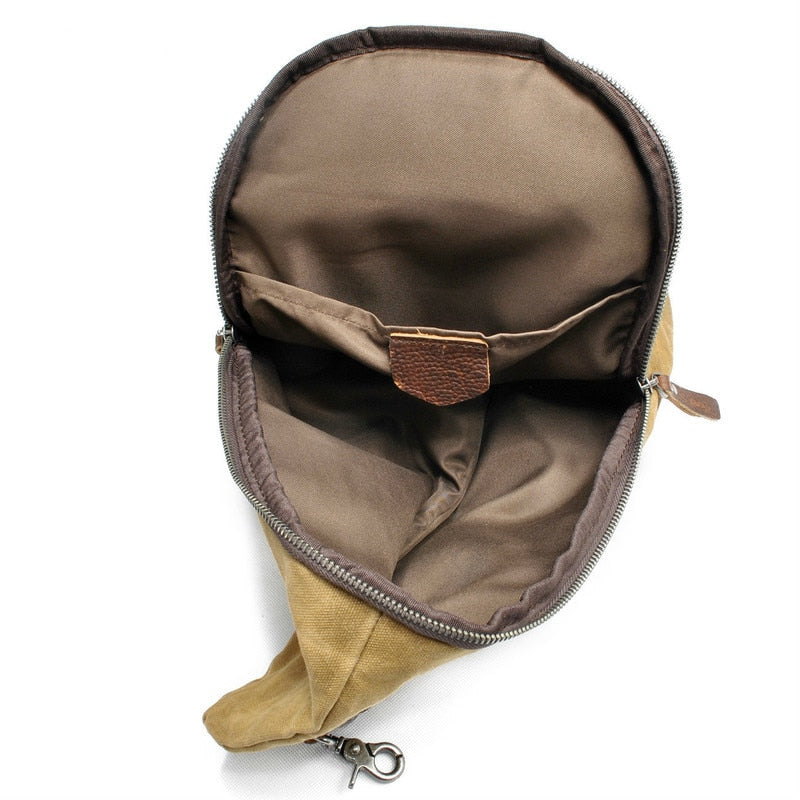 Water-Resistant Canvas Crossbody Bag with Anti-Theft Pocket – MultiWear