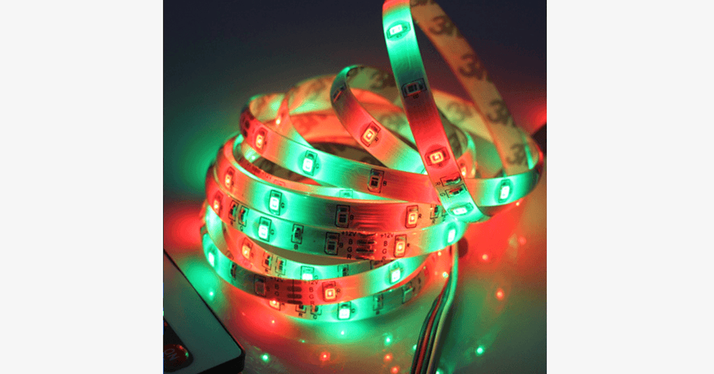 Waterproof LED Strip Lights with Remote – 16 Color Options