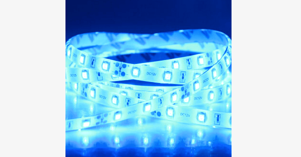 Waterproof LED Strip Lights with Remote – 16 Color Options