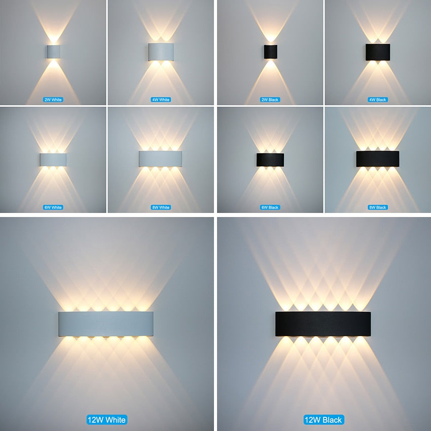 Waterproof LED Wall Sconce for Indoor and Outdoor Use