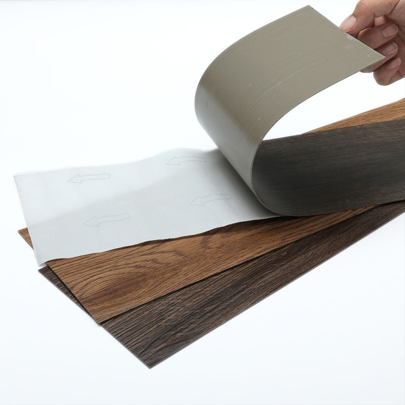 Waterproof Peel and Stick Vinyl Plank Flooring - Fire Resistant Wood Look
