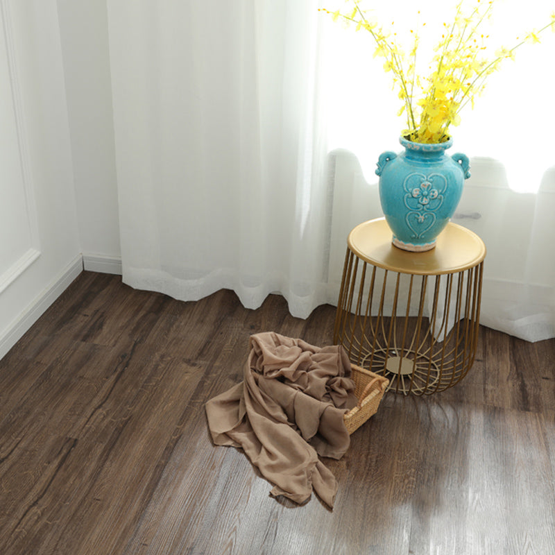 Waterproof Peel and Stick Vinyl Plank Flooring - Fire Resistant Wood Look