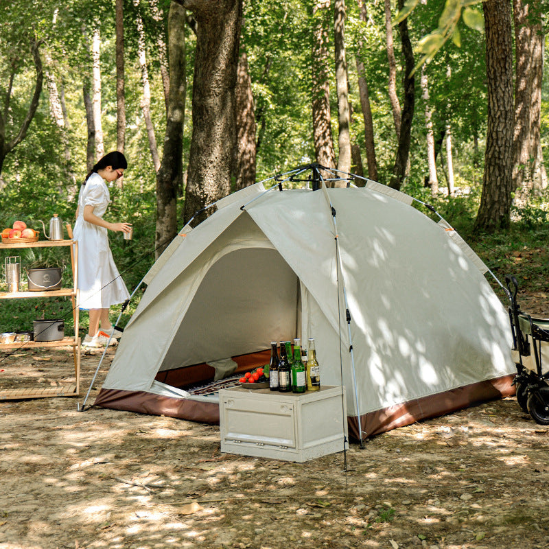 Weather-Resistant 3-Person Camping Tent with Quick Setup