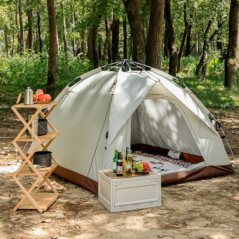 Weather-Resistant 3-Person Camping Tent with Quick Setup