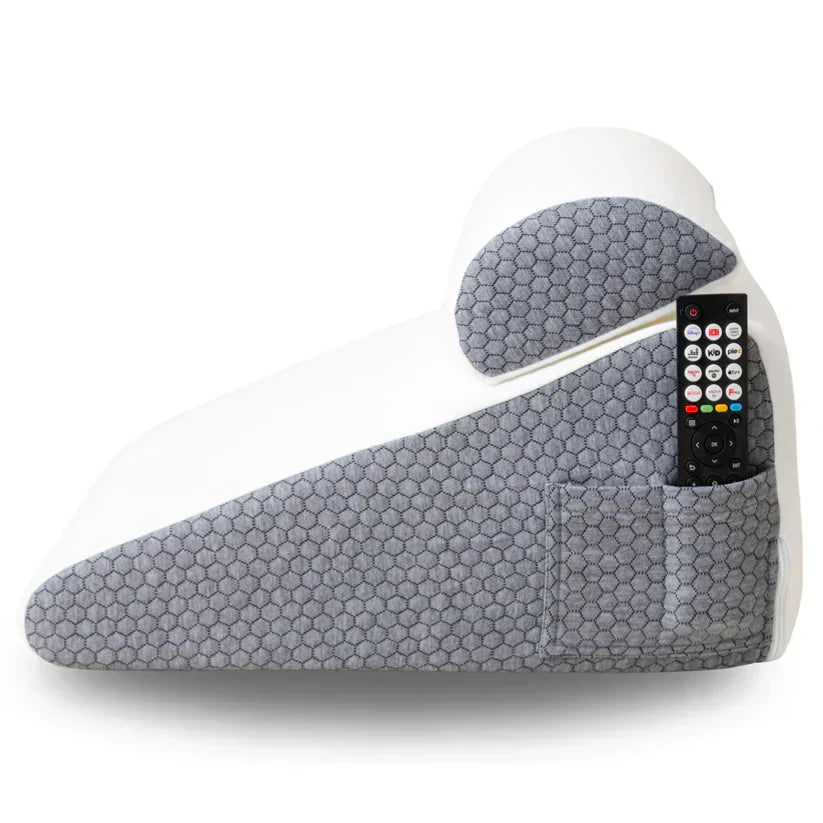 Wedge Pillow for Sleep Apnea – Elevates Head, Reduces Snoring & Acid Reflux for Restful Sleep