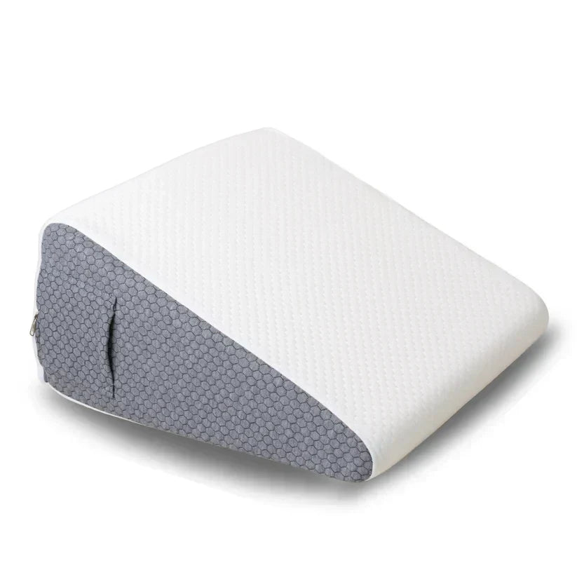 Wedge Pillow for Sleep Apnea – Elevates Head, Reduces Snoring & Acid Reflux for Restful Sleep