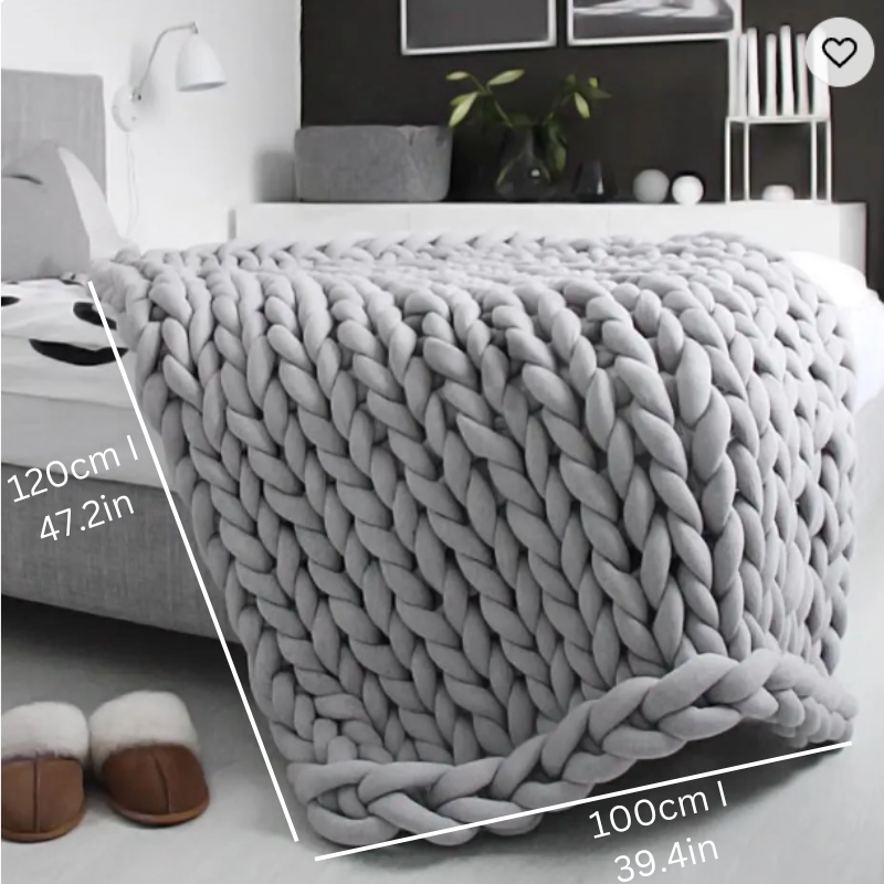Weighted Blanket – Breathable, Machine Washable & Perfect for Year-Round Comfort