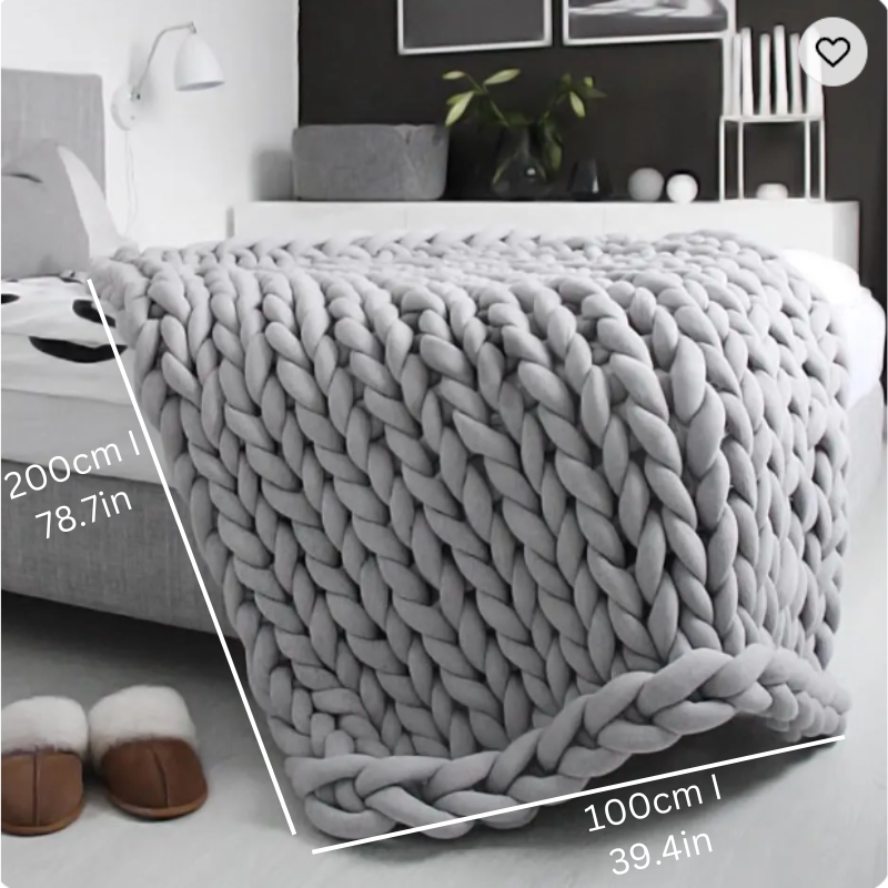 Weighted Blanket – Breathable, Machine Washable & Perfect for Year-Round Comfort