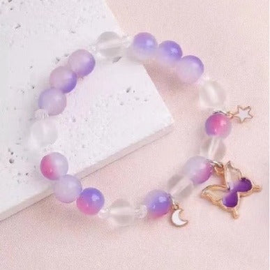Whimsical Butterfly Charm Bracelet