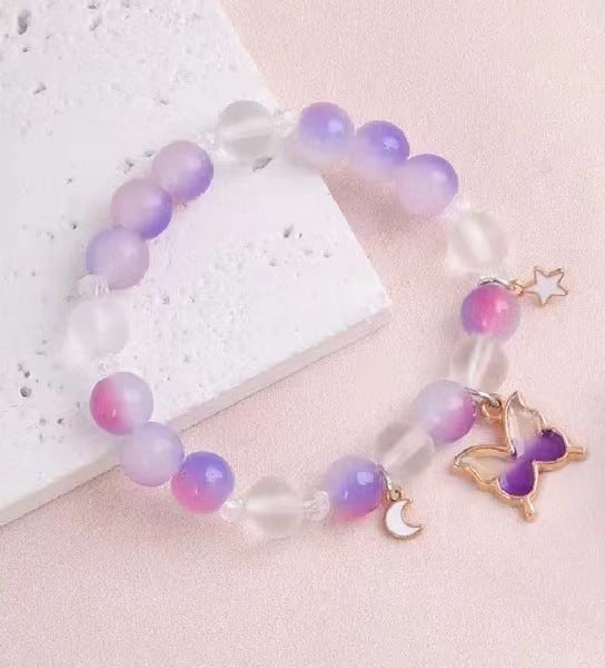 Whimsical Butterfly Charm Bracelet