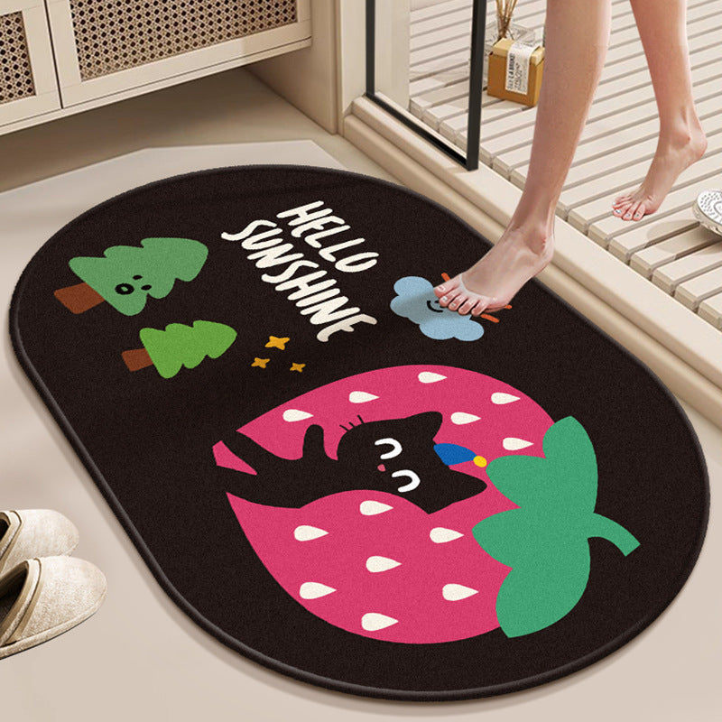 Whimsical Kitten Decorative Area Rug