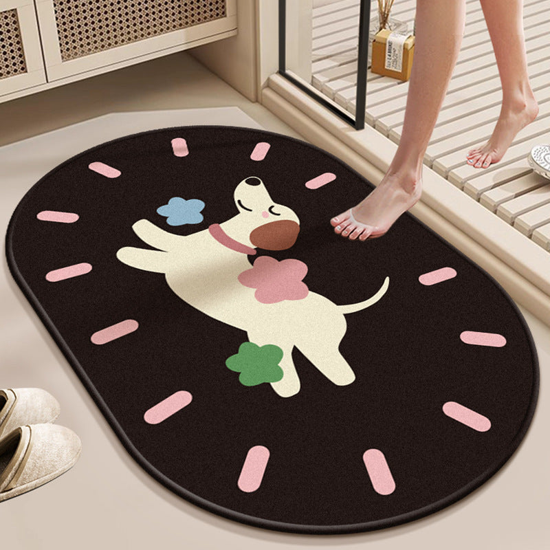 Whimsical Kitten Decorative Area Rug