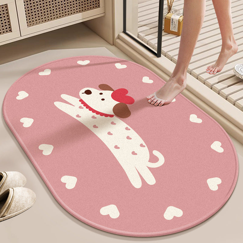 Whimsical Kitten Decorative Area Rug